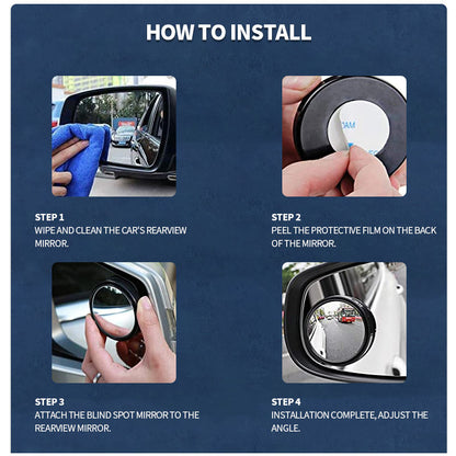 Rétroviseurs Grand Angle HD – Sécurité et Visibilité Totale